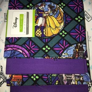 Beauty and the Beast fabric squares